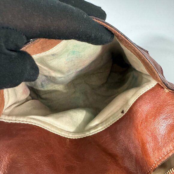 FRYE Brown Leather Crossbody Bag - Picture 10 of 14